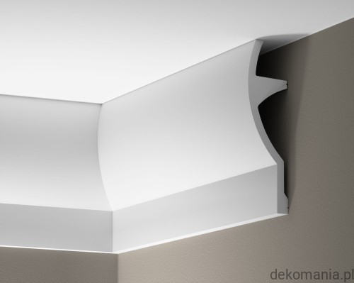 Biała listwa przysufitowa gładka 7x28cm LGG-41 Creativa LGG41.jpg