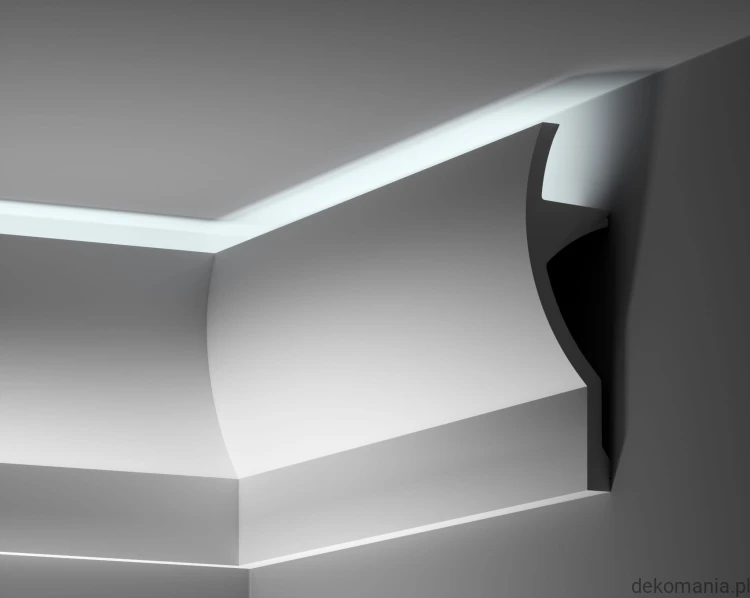 Przysufitowa listwa oświetleniowa LED gładka 7x28cm LGG-41 Creativa LGG41.jpg