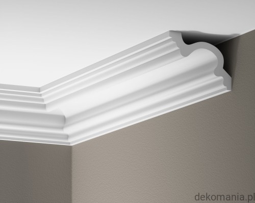 Biała listwa przysufitowa gładka 12x8,8cm LGG-46 Creativa LGG46.jpg
