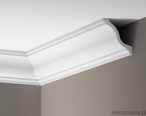 Biała listwa przysufitowa gładka 10x10cm LGG-52 Creativa LGG52.jpg