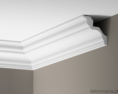 Biała listwa przysufitowa gładka 10,4x10,2cm LGG-53 Creativa LGG53.jpg