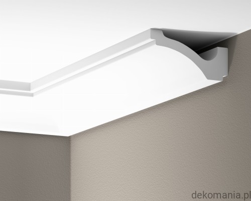 Biała listwa przysufitowa gładka 15x8cm LGG-55 Creativa LGG55.jpg