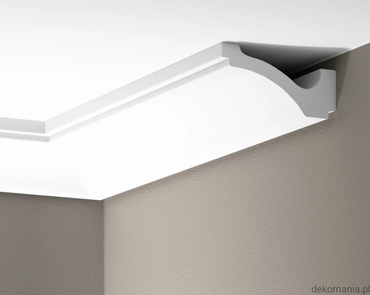 Biała listwa przysufitowa gładka 15x8cm LGG-55 Creativa LGG55.jpg