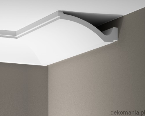 Biała listwa przysufitowa gładka 26x10cm LGG-56 Creativa LGG56.jpg