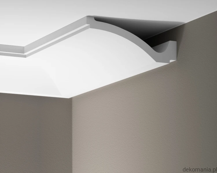 Biała listwa przysufitowa gładka 26x10cm LGG-56 Creativa LGG56.jpg