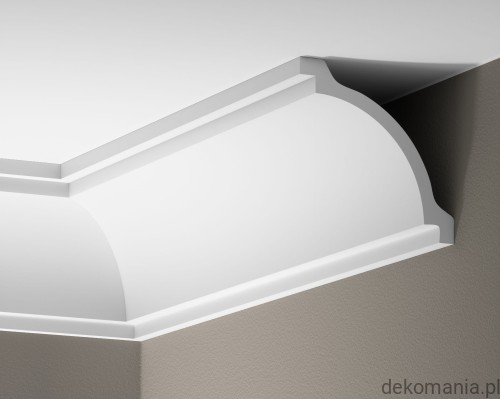Biała listwa przysufitowa gładka 15x15cm LGG-57 Creativa LGG57.jpg