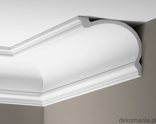 Biała listwa przysufitowa gładka 20x15cm LGG-58 Creativa LGG58.jpg