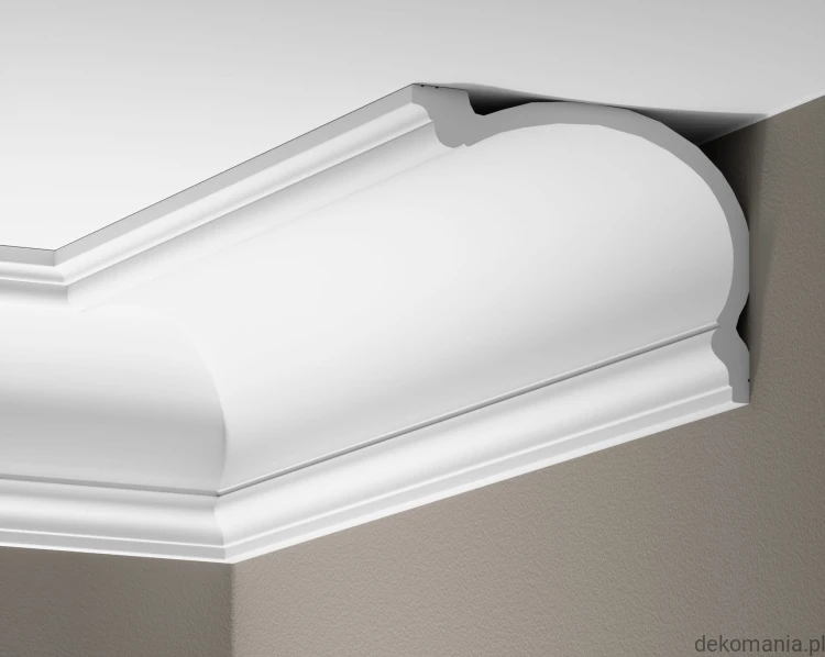 Biała listwa przysufitowa gładka 20x15cm LGG-58 Creativa LGG58.jpg