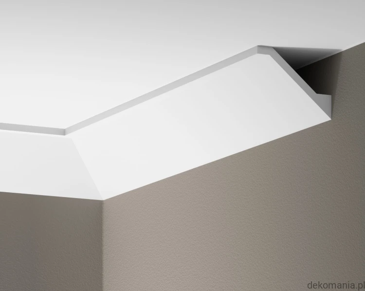 Biała listwa przysufitowa gładka 10x8cm LGG-50 Creativa LGG50.jpg