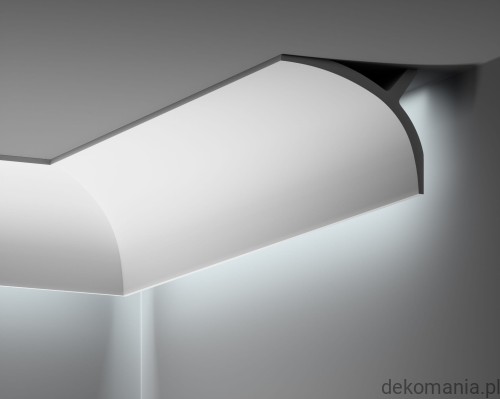 Listwa oświetleniowa LED przysufitowa gładka 14x11cm LGG-40 Creativa LGG40.jpg