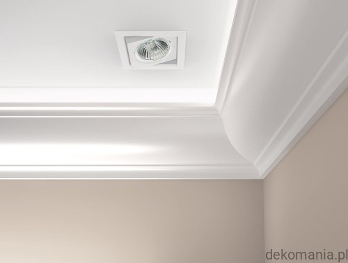 Listwa oświetleniowa LED przysufitowa gładka 10,6x10,8cm LOC-04 Creativa LOC04.jpg