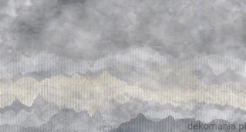 Fototapeta na wymiar betonowa ściana ze złotym wzorem  Beyond the line MU11019.jpg