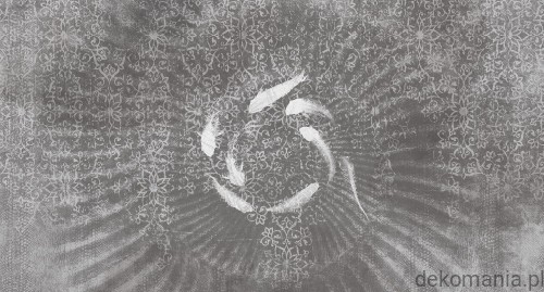 Fototapeta na wymiar ryby w oceanie na kwiecistym tle Oceans Pure MU11090.jpg
