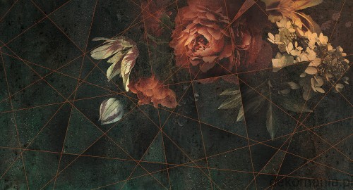 Fototapeta na wymiar geometryczne linie i kwiaty  Feng Shui MU11094.jpg