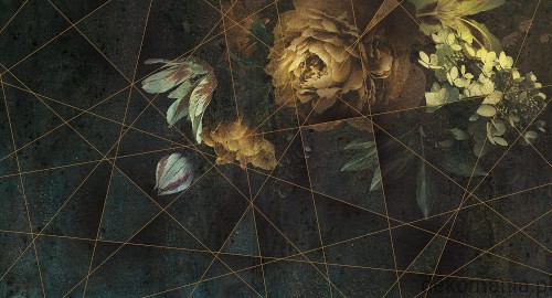 Fototapeta na wymiar geometryczne linie i kwiaty  Feng Shui MU11095.jpg