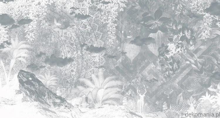 Fototapeta na wymiar kwiaty i wzory boho Unspoken MU11098.jpg